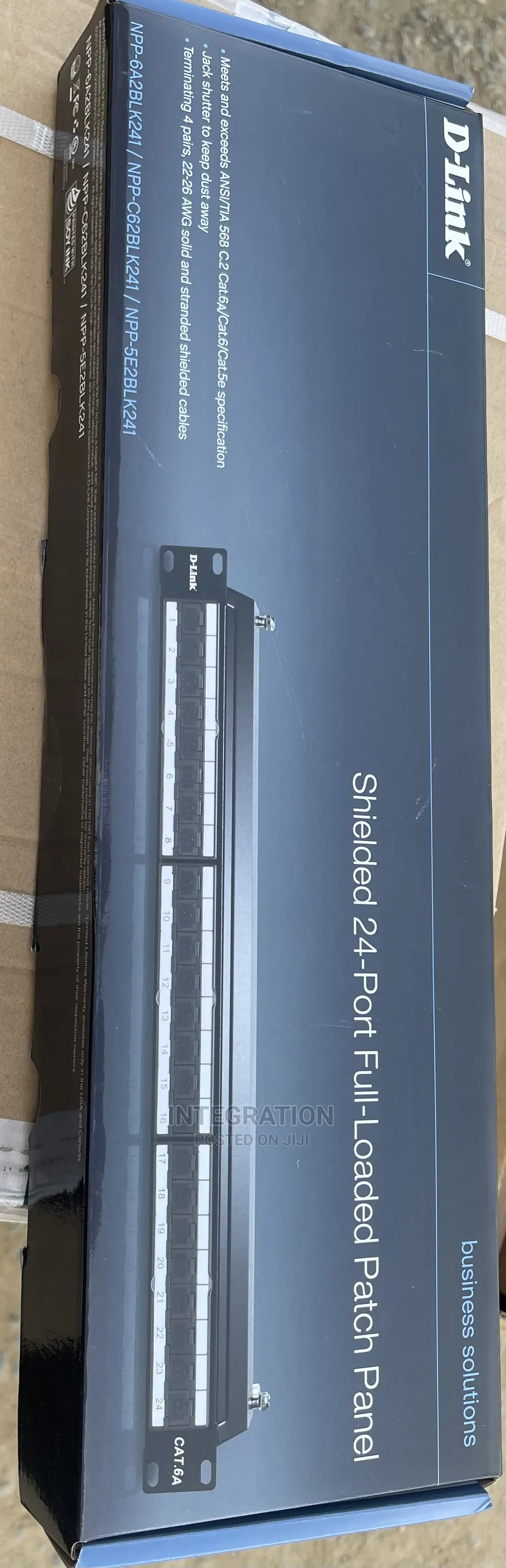 D-Link Cat6a Shielded 24port Patch Panel
