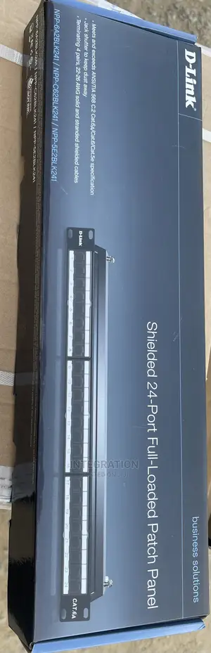 D-Link Cat6a Shielded 24port Patch Panel
