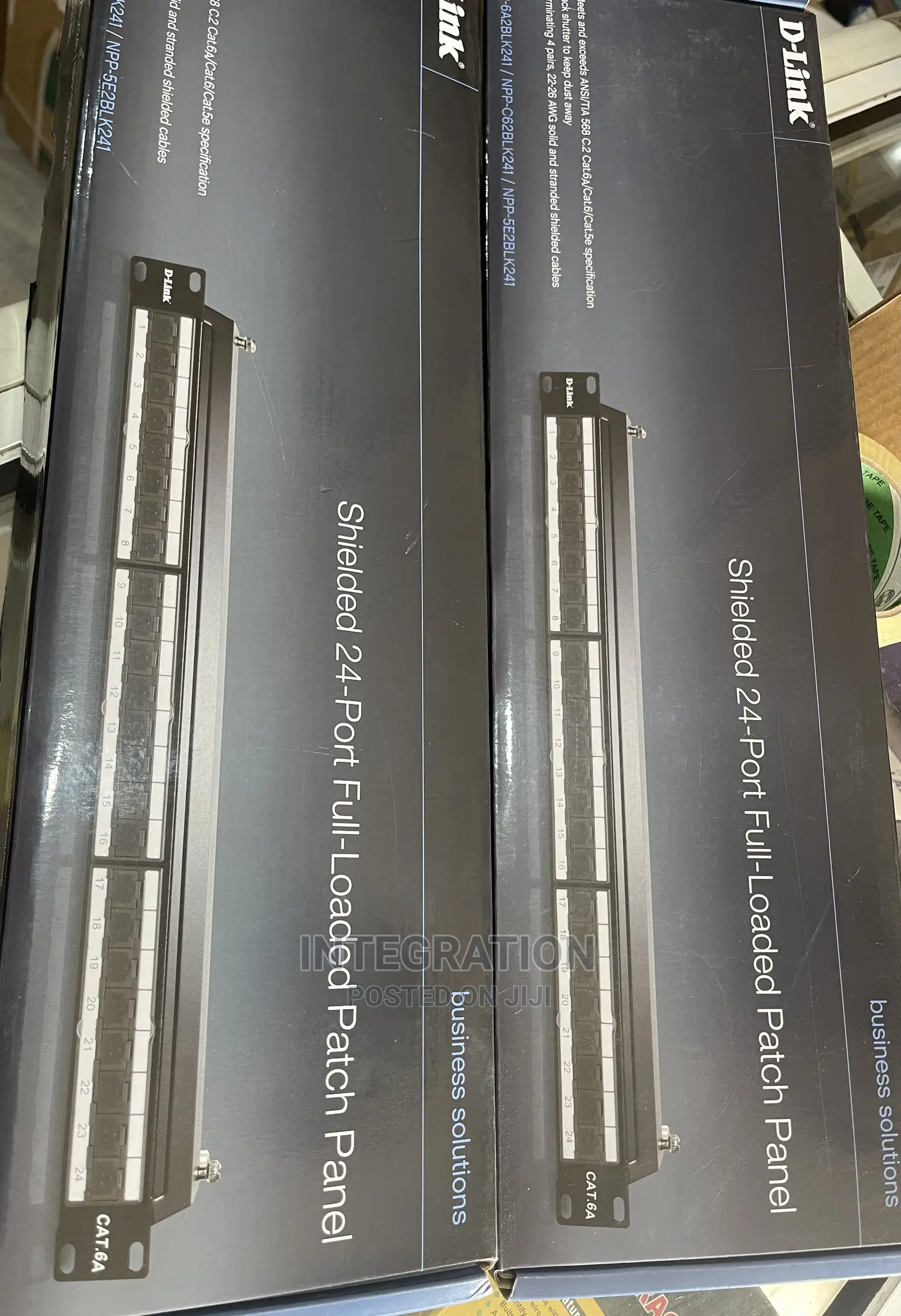 D-Link Cat6a Shielded 24port Patch Panel