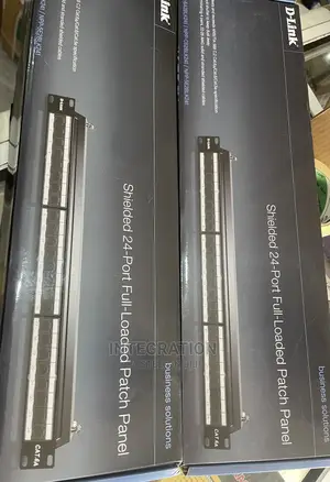 D-Link Cat6a Shielded 24port Patch Panel