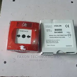 Gent S4-34845 Manual Call Point With Protective Cover