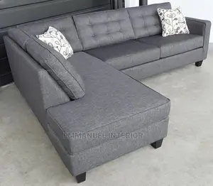 A Standard L Shape Sofa, 6 Seater