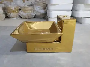 Gold Wall Hung Basin for Dinning Room