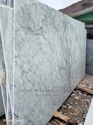 Italian White Carara Marble Slab Big Sheet