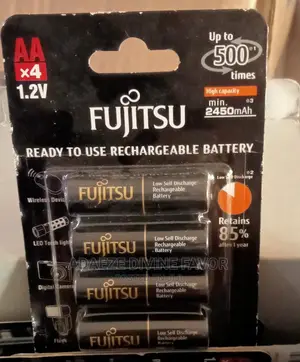 1.2v Fujitsu 2450mah Rechargeable Battery