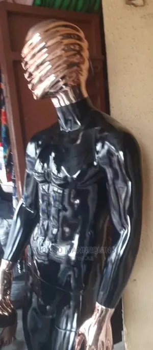 Black Body and Rose Gold Male Display Mannequin