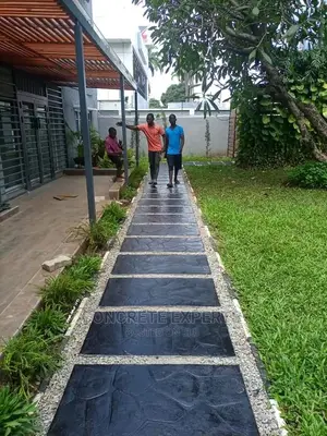 Updated Concrete Stamped Floor