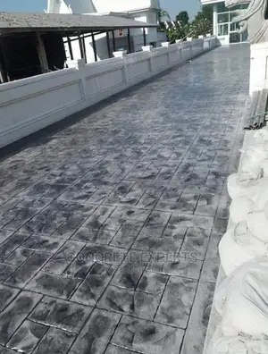 Zazu Stamped Concrete Floor