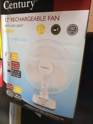Century 12" Rechargeable Fan