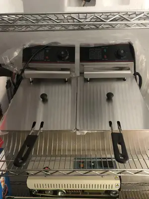 Electric Deep Fryer Double Basket 12liters