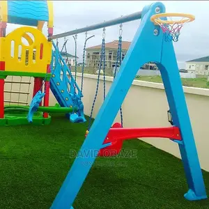 Playsystem Playground Equipment With Basketball