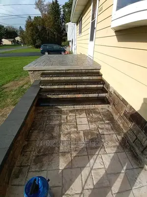 Alfred Rewane Concrete Stamped Floor