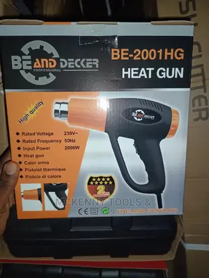 Be-and Professional Decker Heat Gun 2000 Watts