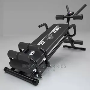 2in1 Sit Up Bench With Ab Coaster Is Foldable Easy to Set