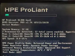 Server HP ProLiant DL380 Gen9 32GB Intel Xeon HDD 3T