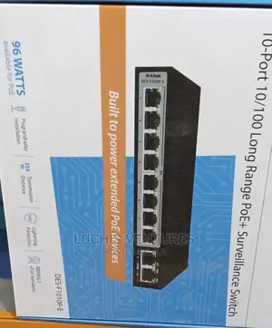D-Link 10 Port Poe+ Surveillance Switch