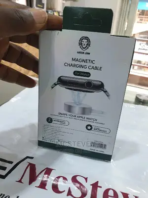 Green Apple Watch Charger With Type-C USB