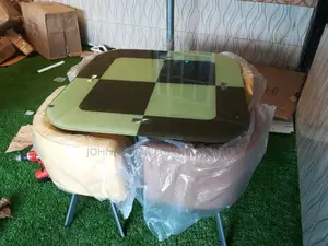Glass Restaurant Table With 4 Chairs