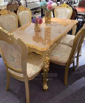 Royal Golden Dining Table