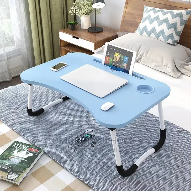 Foldable Bamboo Wooden Laptop Table,Bedside Table