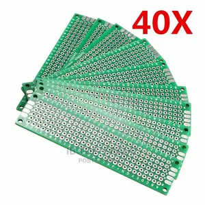 Circuit 40pcs Universal Stripboard Prototyping Veroboard