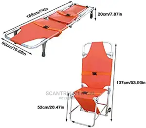 Aluminum Basket Stretcher With Resistant Handles and Rubber