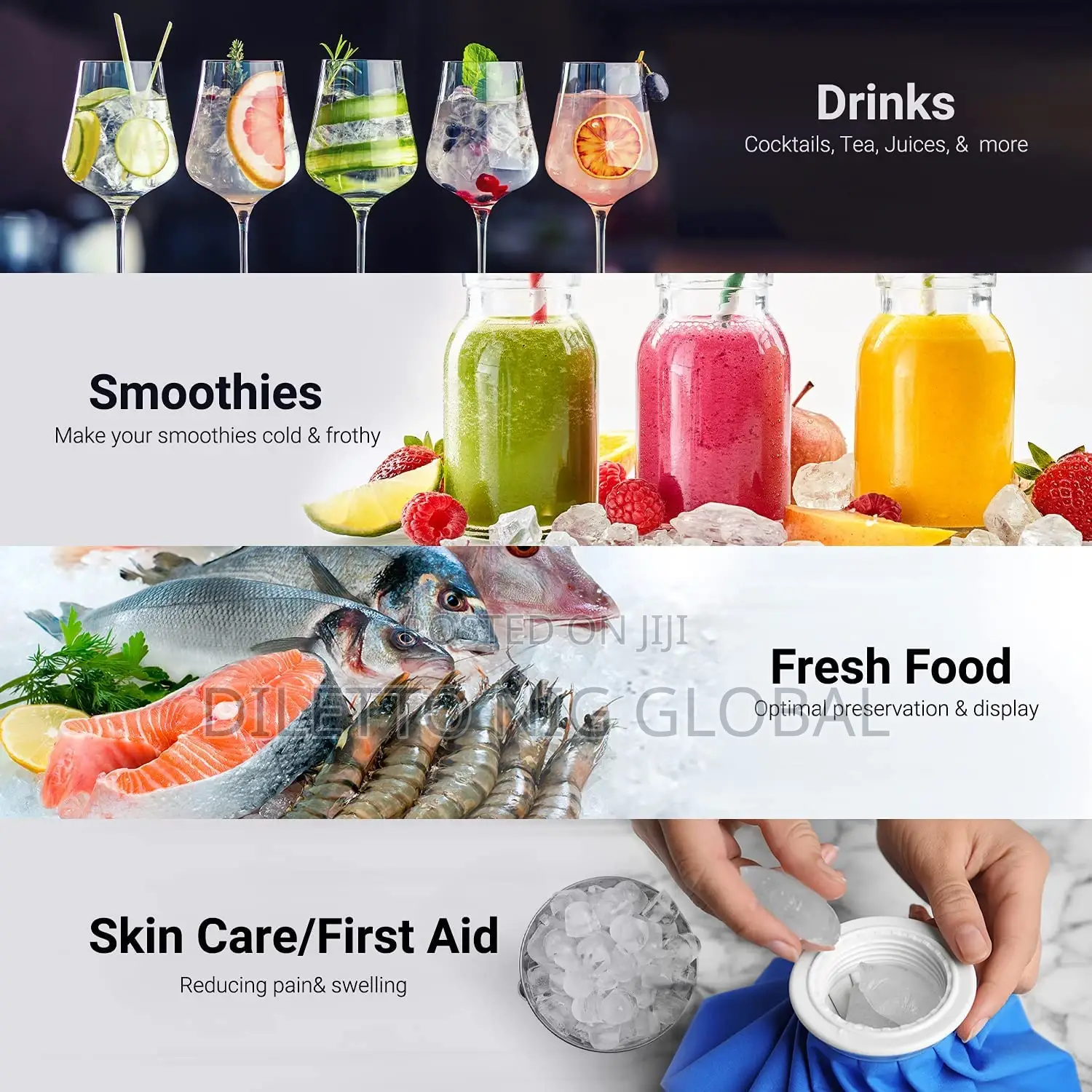 Geepas Automatic Ice Cube Maker