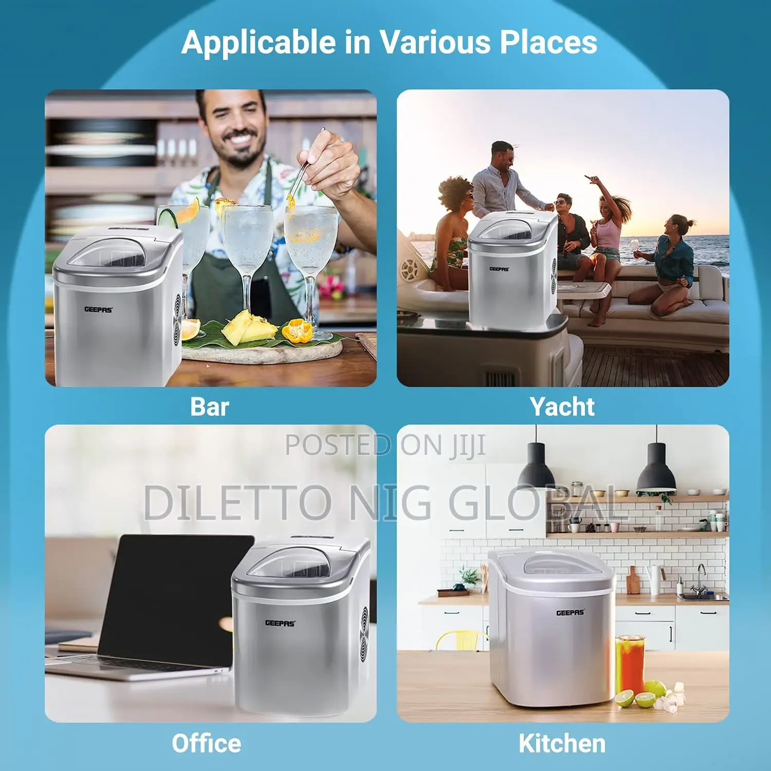 Geepas Automatic Ice Cube Maker