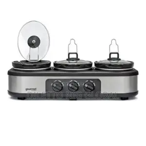 Gourmet Gtsc002 Triple 3.9l Slow Cooker