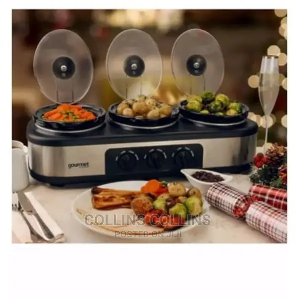 Gourmet Tripple Slow Cooker