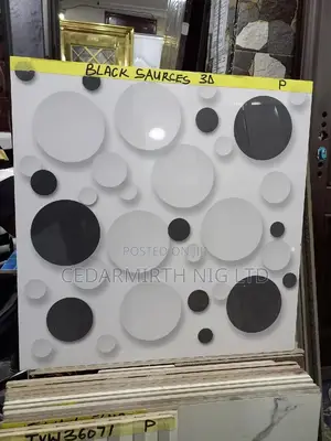 Bubble Black Flow Tile