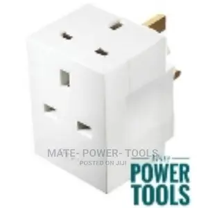 Masterplug 13A Fused 3-way Plug Adaptor