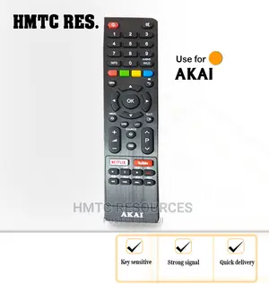 Akai Smart Television Remote Control, With NETFLIX Toggle