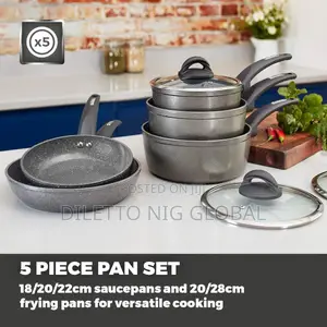 TOWER Cerastone Forged Aluminium Pan Set With Easy Clean