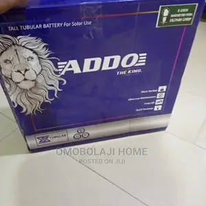 Addo Tubular Battery 220ah/ 12 Volt