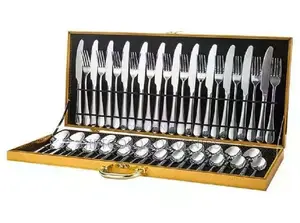 36pcs Knife Spoon Fork With Git Box