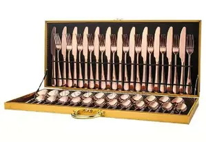 36pcs Knife Spoon Fork With Git Box