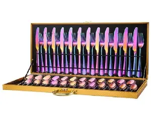 36pcs Knife Spoon Fork With Git Box