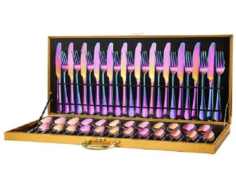 36pcs Knife Spoon Fork With Git Box