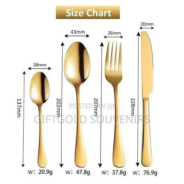 36pcs Knife Spoon Fork With Git Box