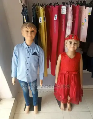 Plastic Male Female Kids Mannequins From Age 3 Upwards
