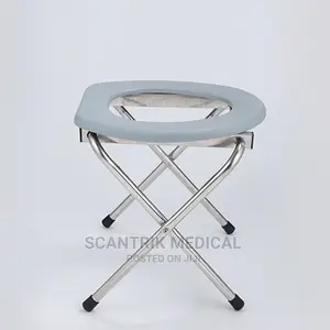 Folding Plastic Lightweight Toilet Commode Chair for Elderly