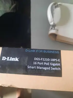 D-Link 16 Port Gigabit Poe Switch With 2sfp Port