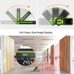 100m Laser Distance Measure Rangefinder With Electric Angle