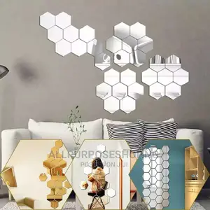 12pcs Octagon Shape Mirror