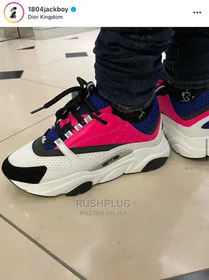 New CHRISTIAN Dior Bb2 “Pink/Blue”Sneakers