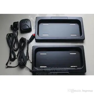 Remote Control Sliding Plate Number Plate Number Cover