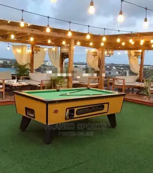7ft British Marble and Coins Snooker
