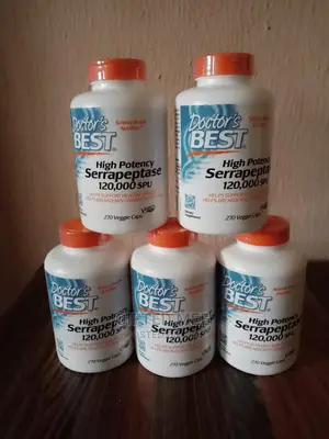 Serrapeptase, High Potency,120,000 Spu,Value Pack, 270 Caps