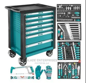Total Thptcs71621 162pcs Hand Tools Set With Tool Cabinet